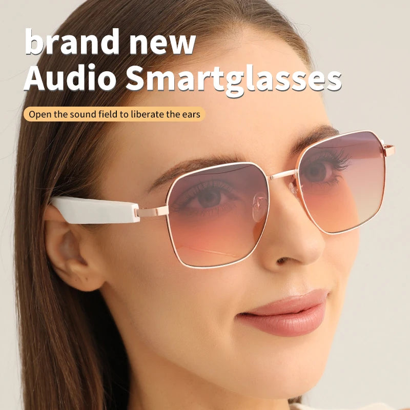 MOPINK Smart Glasses with Bluetooth Audio Touch Controls