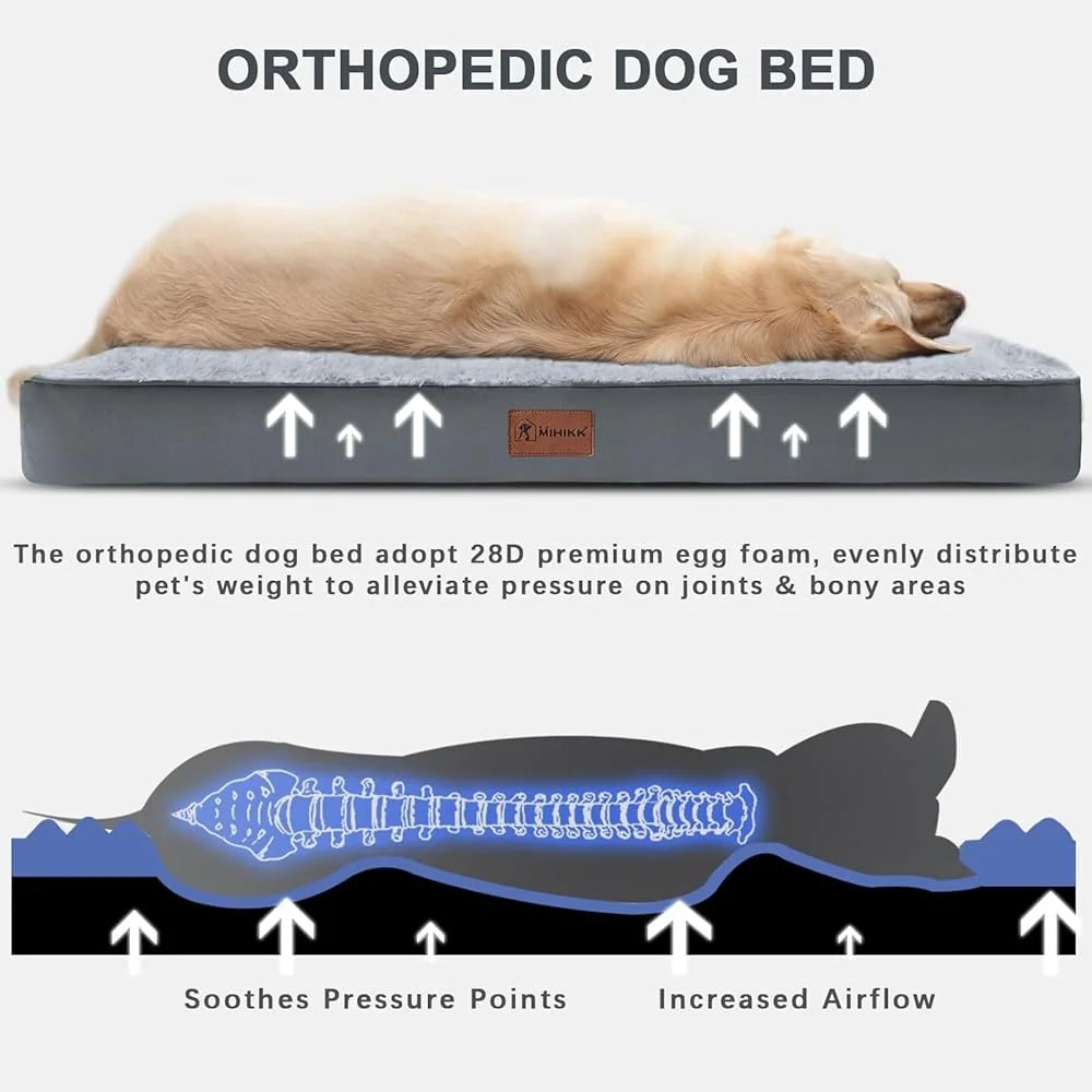 Fujian Waterproof Orthopedic Dog Bed Non Slip Foam
