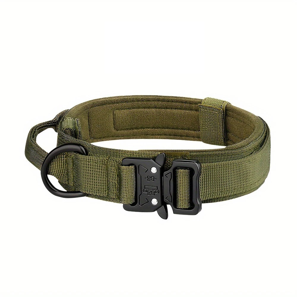 Dog Training Adjustable Tactical Dog Collar Leash Set