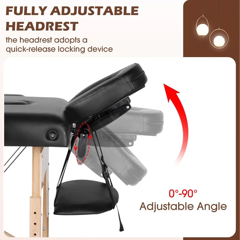 Hign Concerned Portable Massage Table With Non Woven Bag