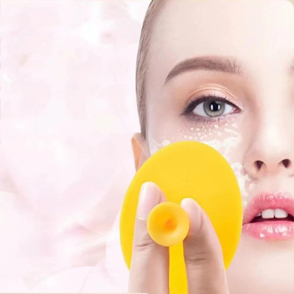 Hign-Concerned Face Scrubber Exfoliator Silicone Brush