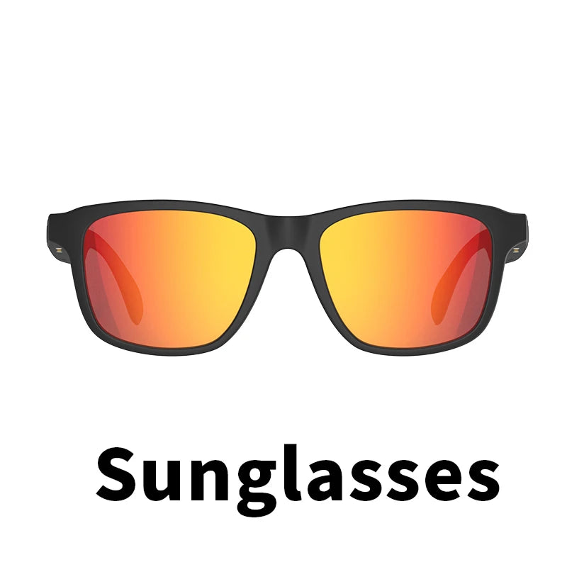 Smart Glasses with Voice Call Music Support Touch Operation Fashionable Sunglasses Lenses Eye Protection