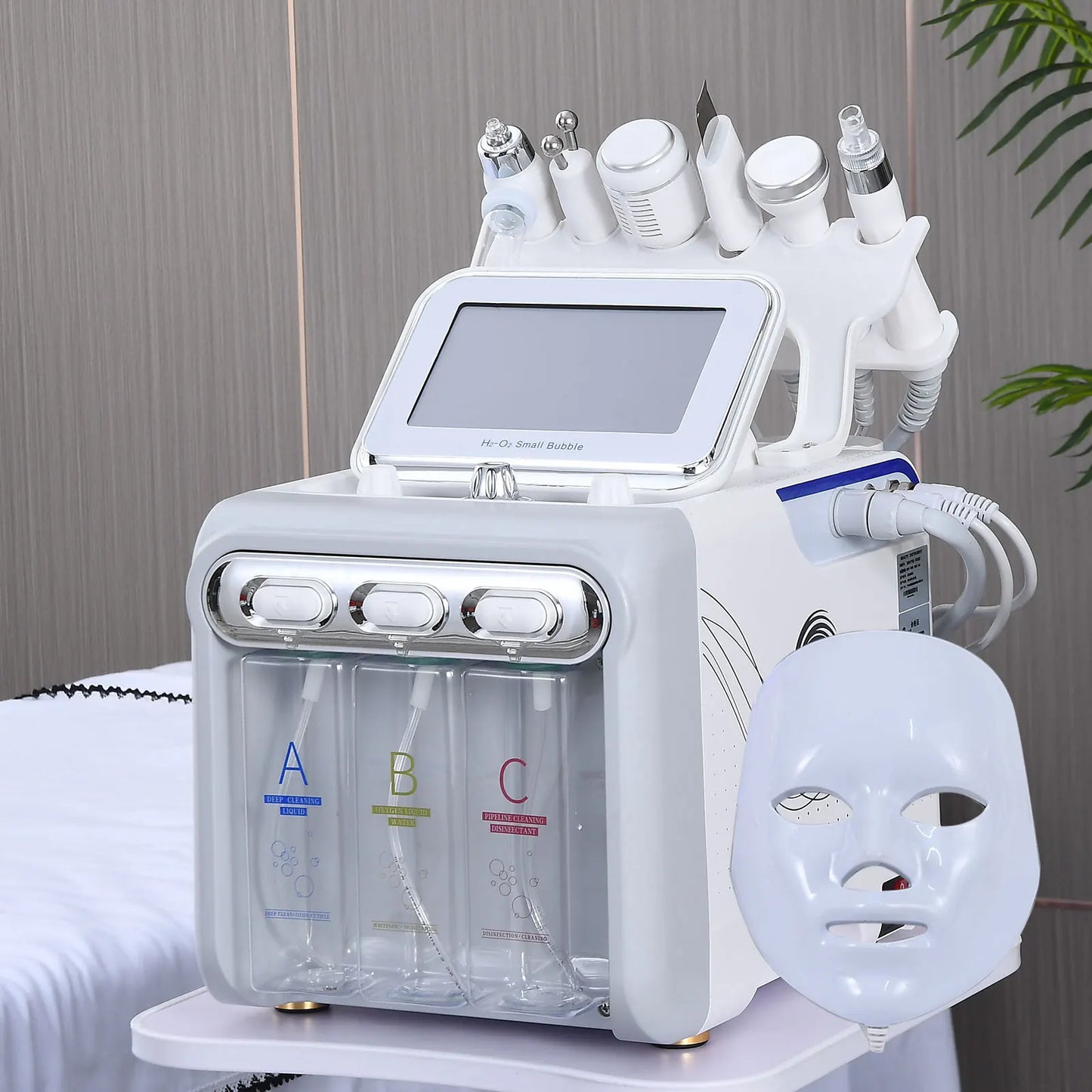 7 In 1 H2O2 Beauty Skin Cleansing Hydrofacial Machine Aqua Peeling Facial Machine for Home Use