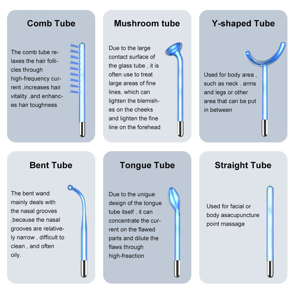 YUET WIN High Frequency Electrode Wand Acne Spot Remover