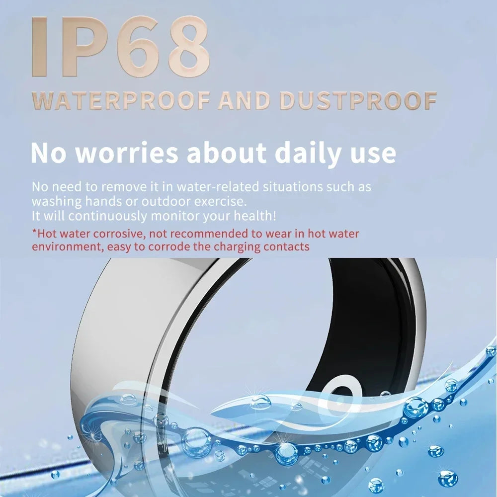 2025 Smart Ring Women Men For Iphone Android Health Monitor