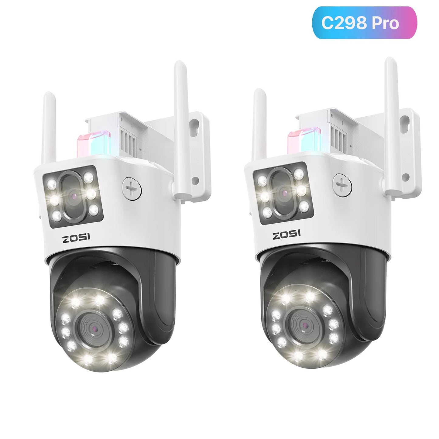 ZOSI C298Pro Max 4K 8MP Dual Lens PTZ Security Camera
