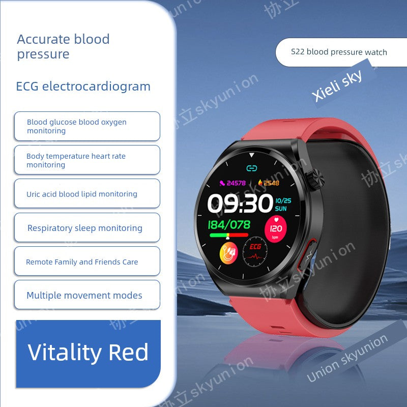 Skyunion W2 Blood Pressure Wrist Smartwatch For Elderly
