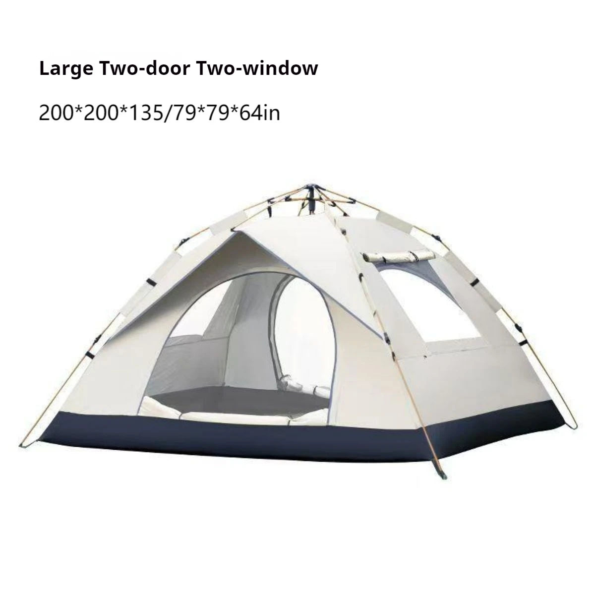 Outdoor Self-driving Travel Camping Tent Automatic Quick-open Tent Two Doors Two Windows