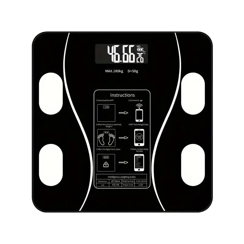 Smart Body Fat Scale With Wireless LED Digital Scale