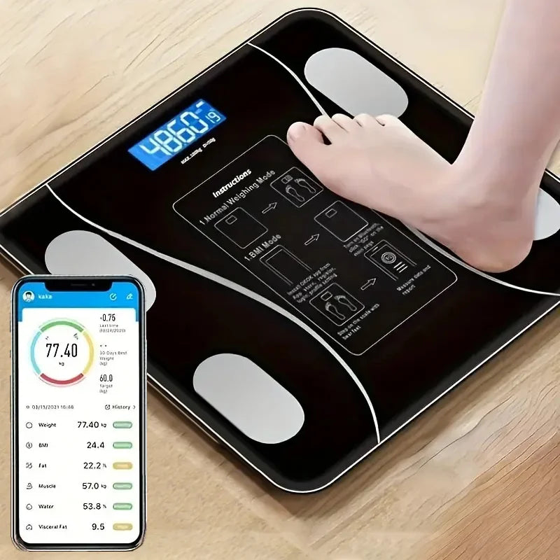 Smart Body Fat Scale With Wireless LED Digital Scale