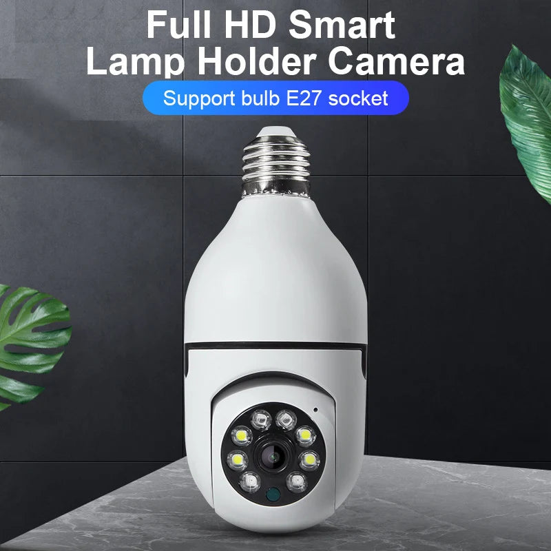 Wifi IP E27 Bulb Surveillance Camera Night Vision Wireless Home Security CCTV Mini Camera 1080P
