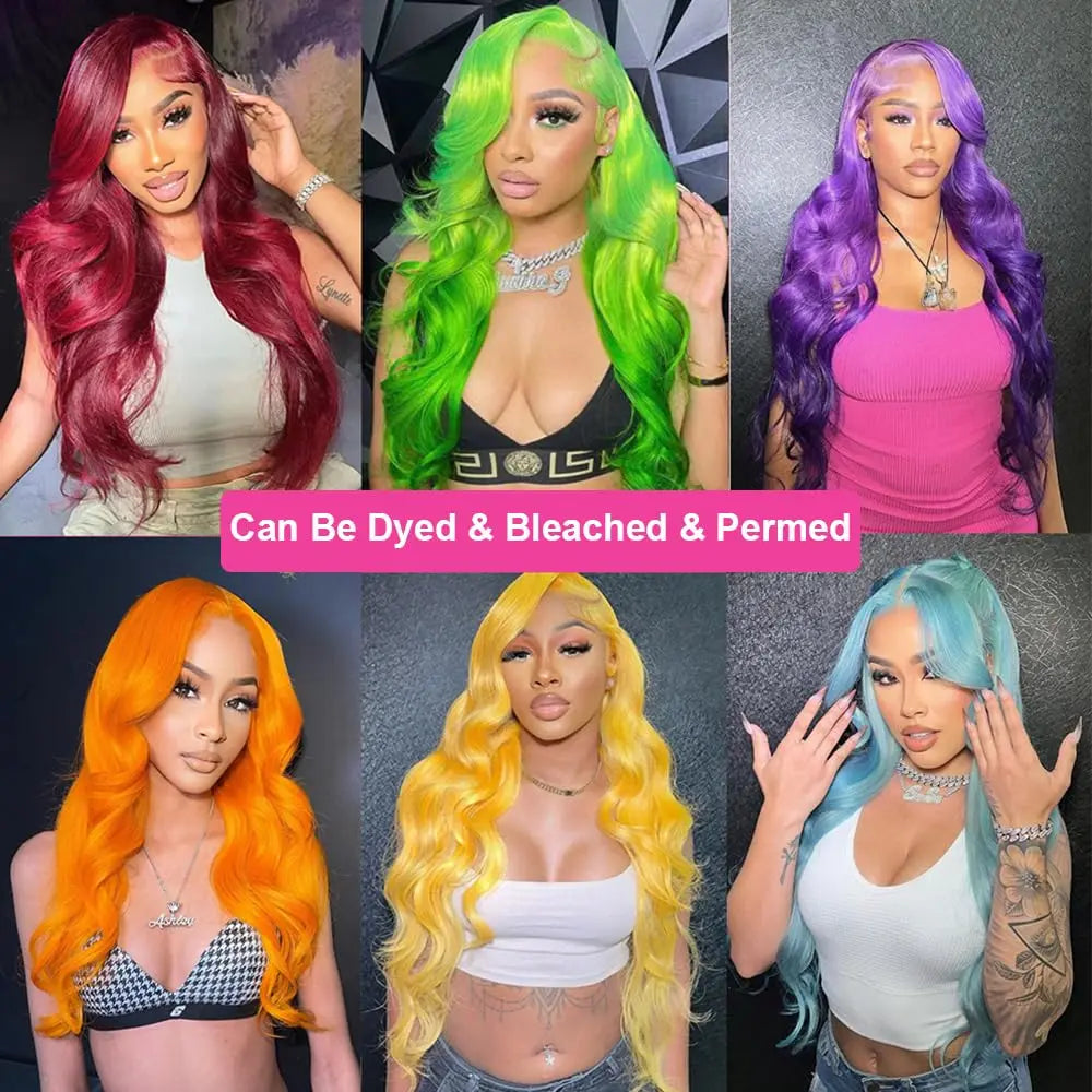 WXG Body Wave Human Hair HD Lace Front Wig Brazilian