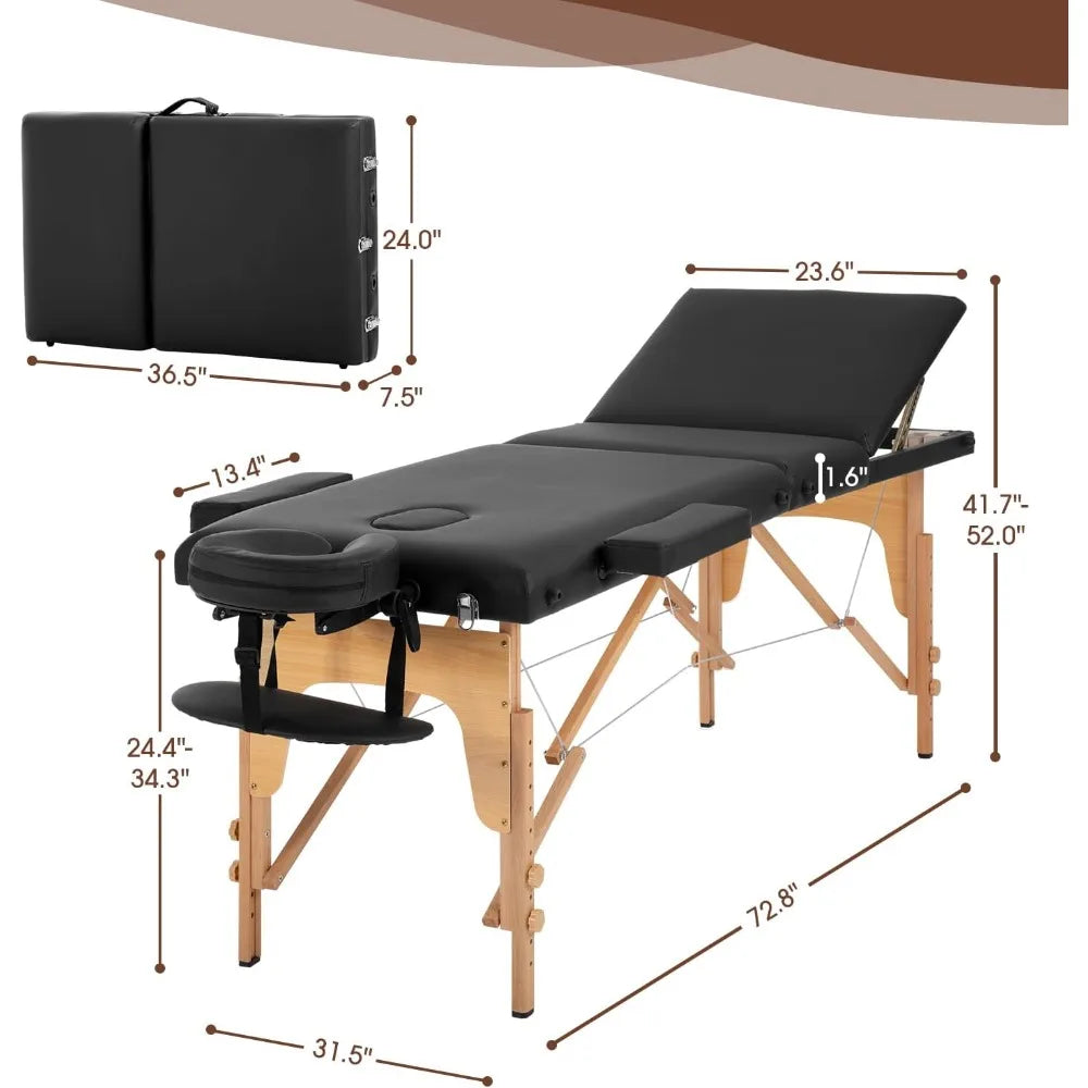 Hign Concerned Portable Massage Table With Non Woven Bag