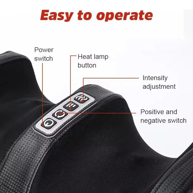 Infrared Heating Foot Massager Rolling Shiatsu Calf Therapy