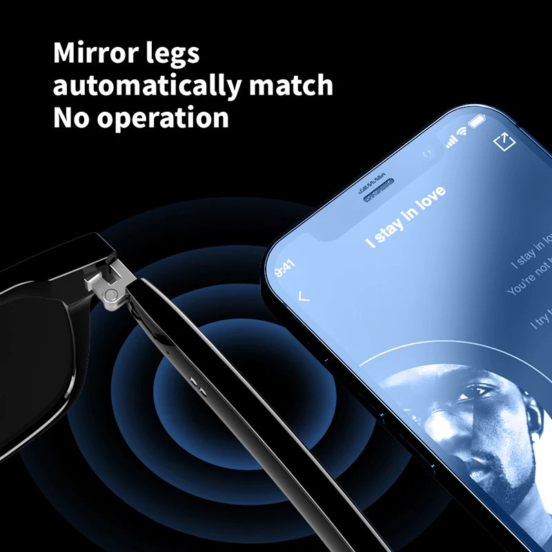 New Smart Wireless Bluetooth Glasses for Music and Calls