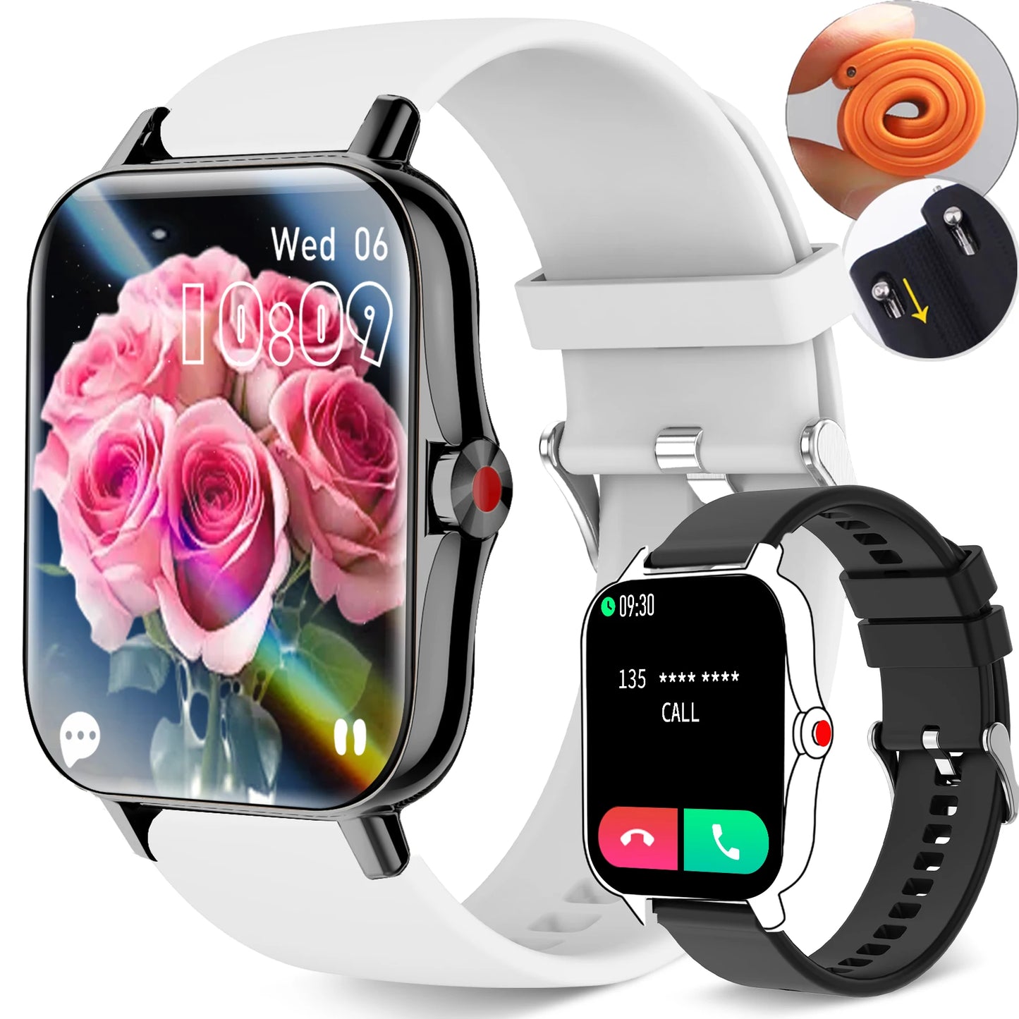 INNOFOVO Smartwatch Fitness Tracker With Wireless Calls