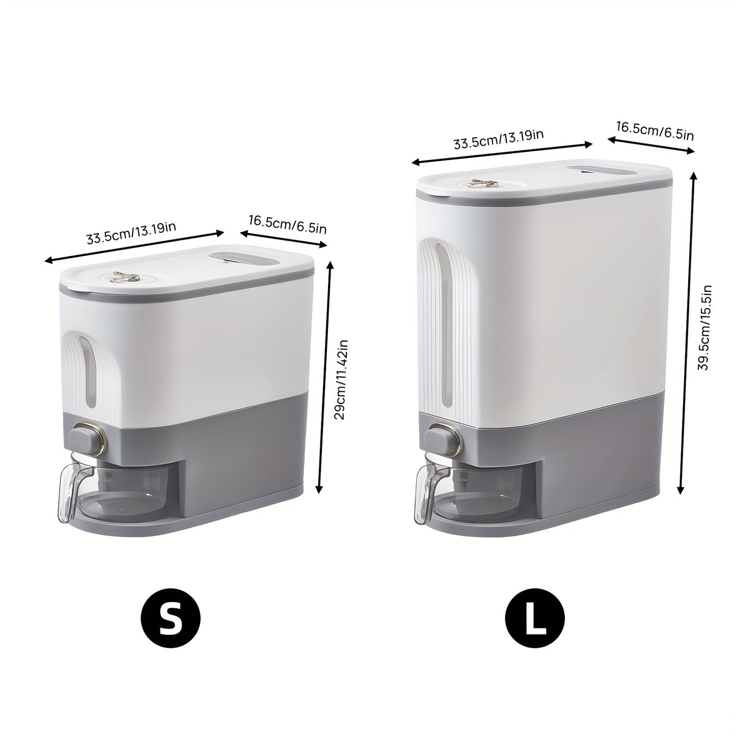 Dynamic Deals Direct Rice Dispenser With Measuring Cup