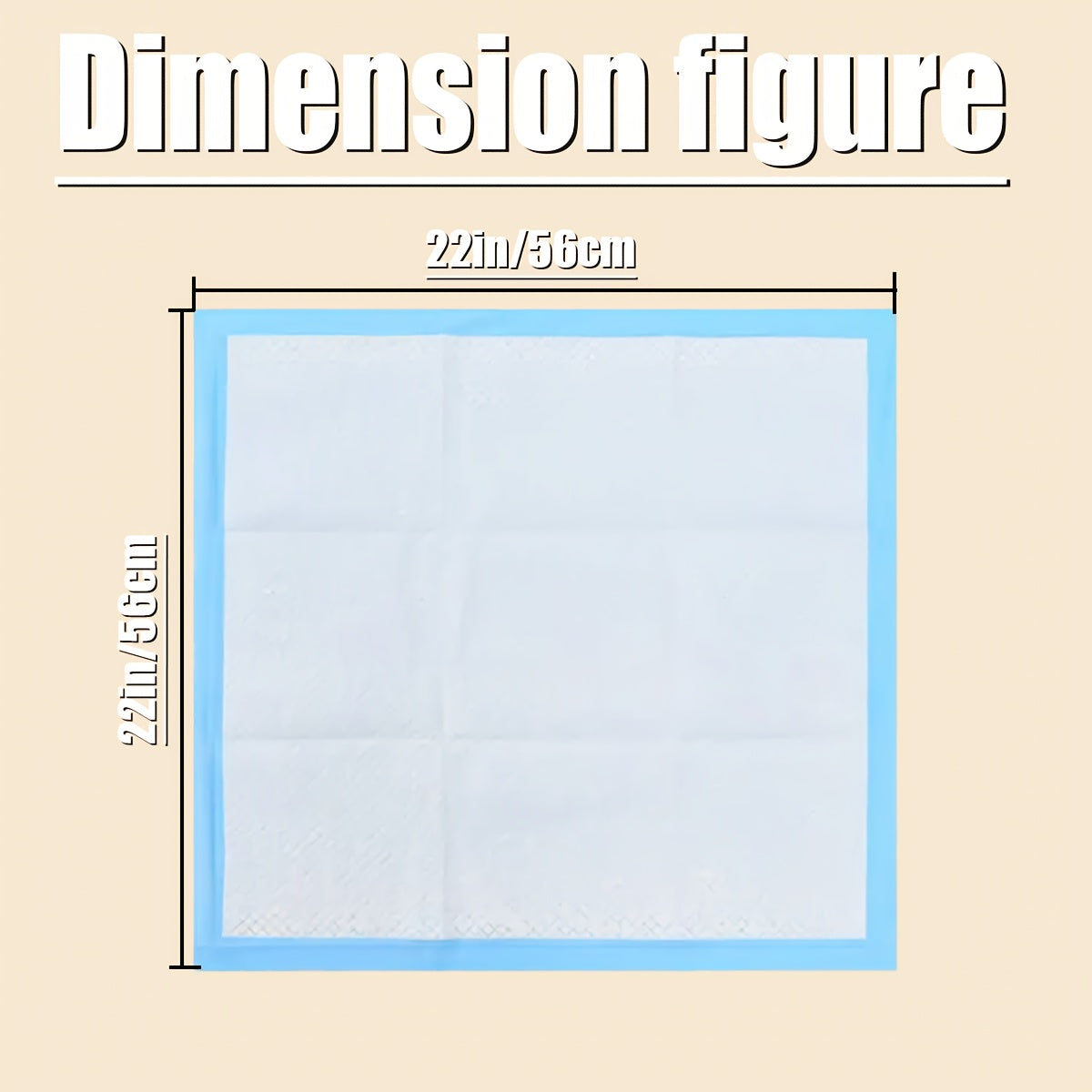 100pcs Dog Urinal Pads 22 Inch X 22 Inch Training Puppy Pads Super Absorbent Leak Proof Disposable Pet Potty Pads For All Pets