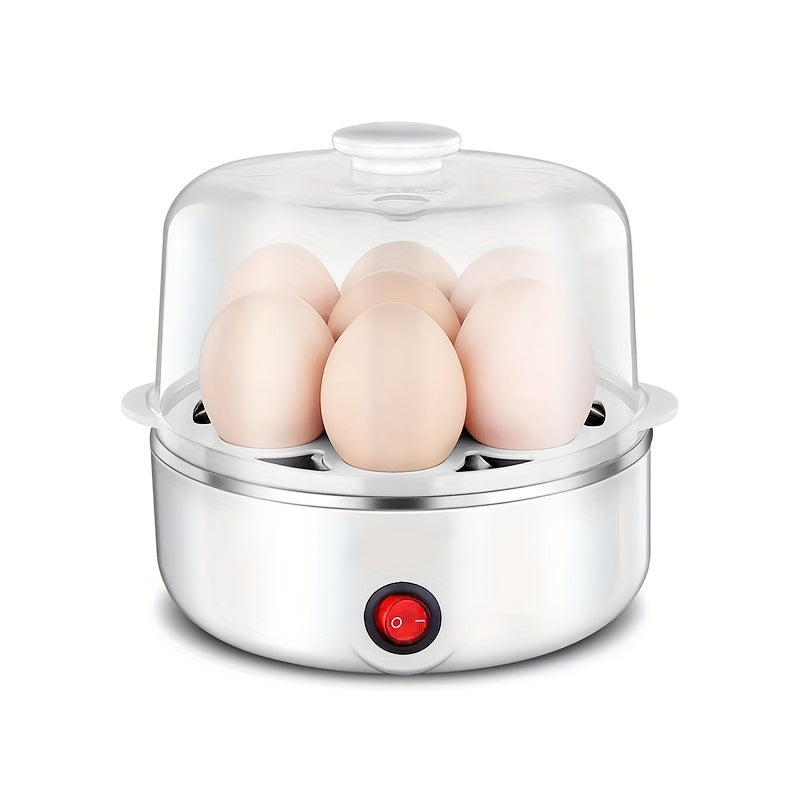 1pc Stainless Steel Electric Egg Cooker for Easy Boiled Eggs