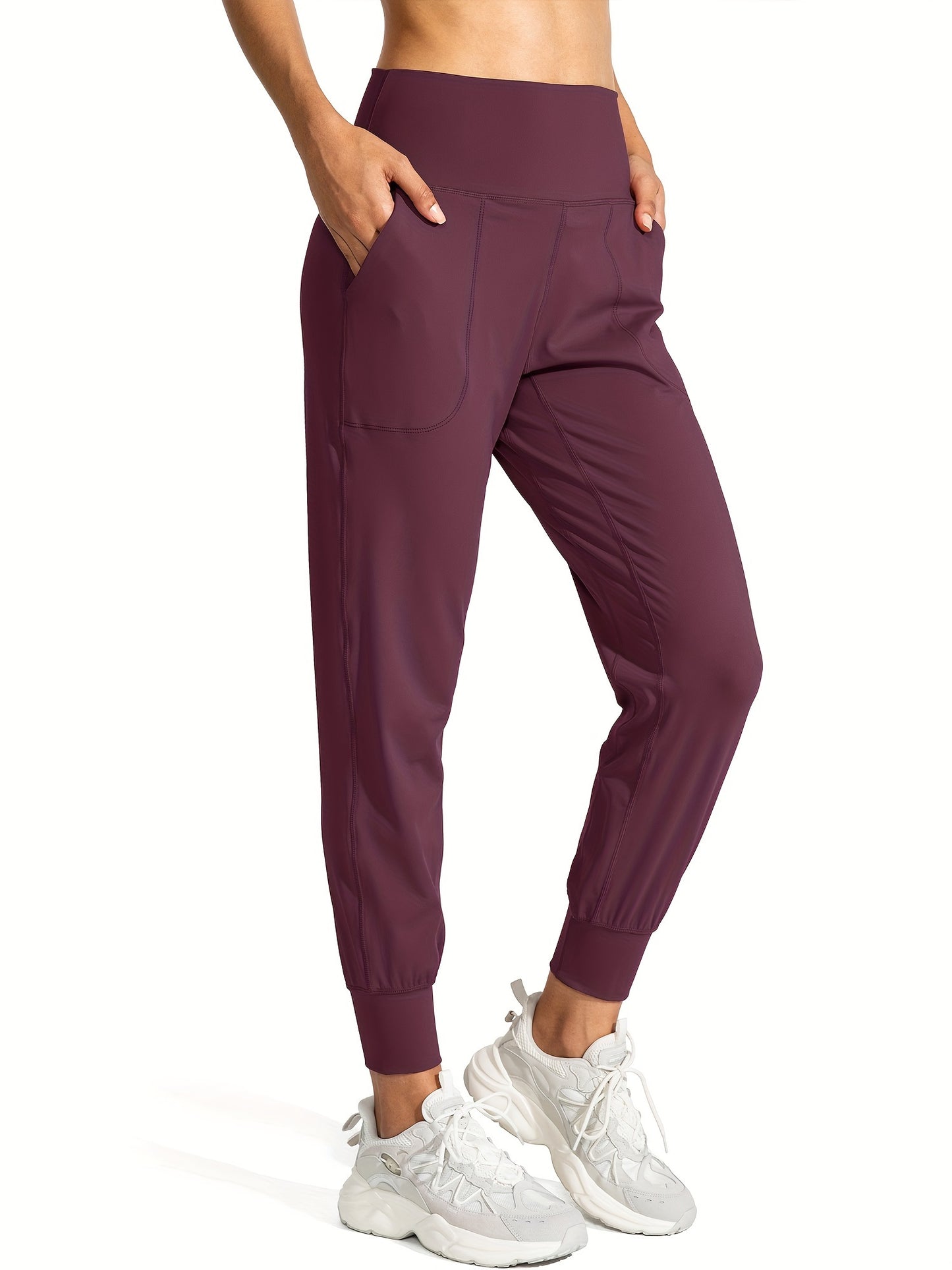 Women's High Waisted Joggers With Pockets Loose Leggings For Workout Athletic And Lounge