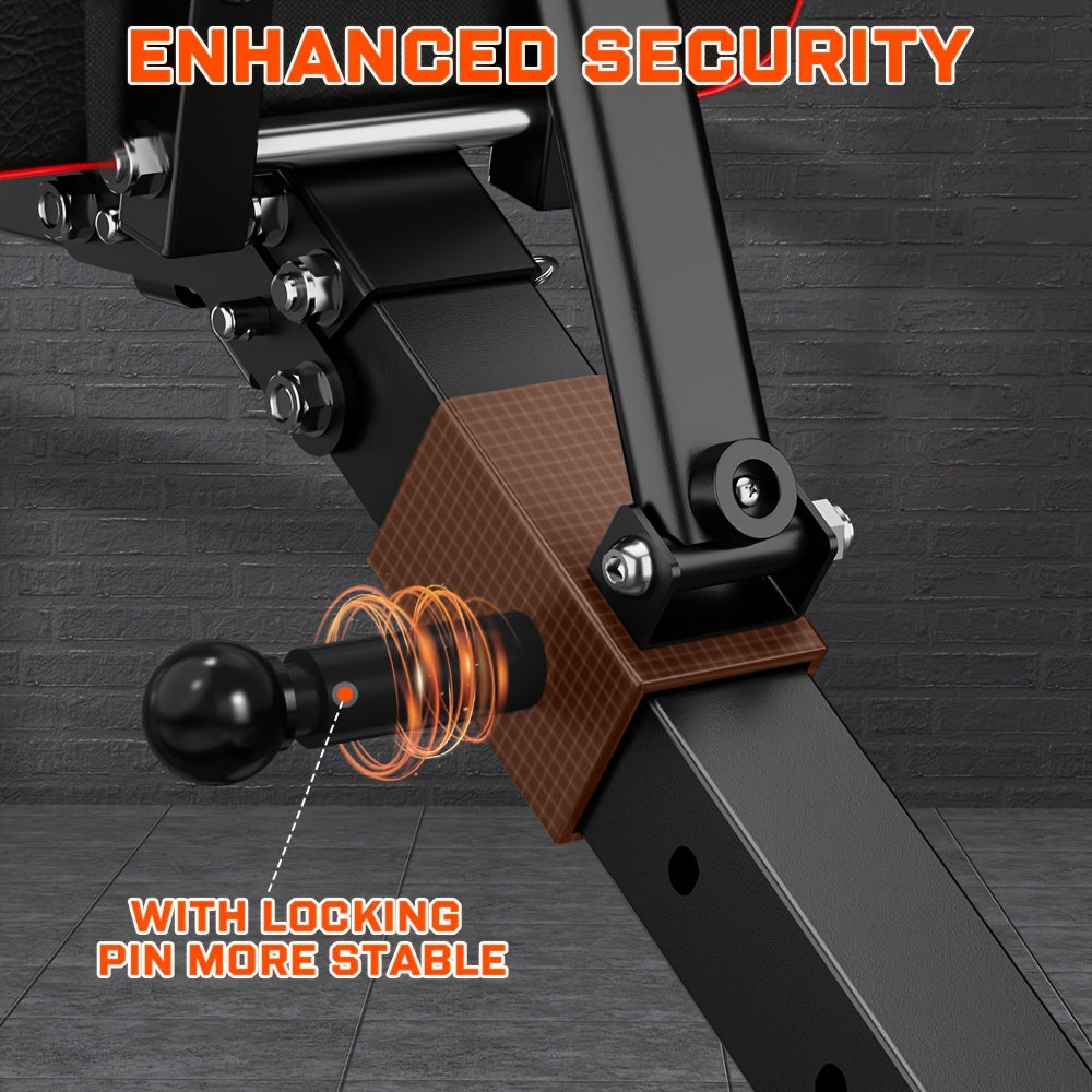 Workout Bench For Home Gym, Foldable Incline Decline Benches For Full Body Workout 770lbs