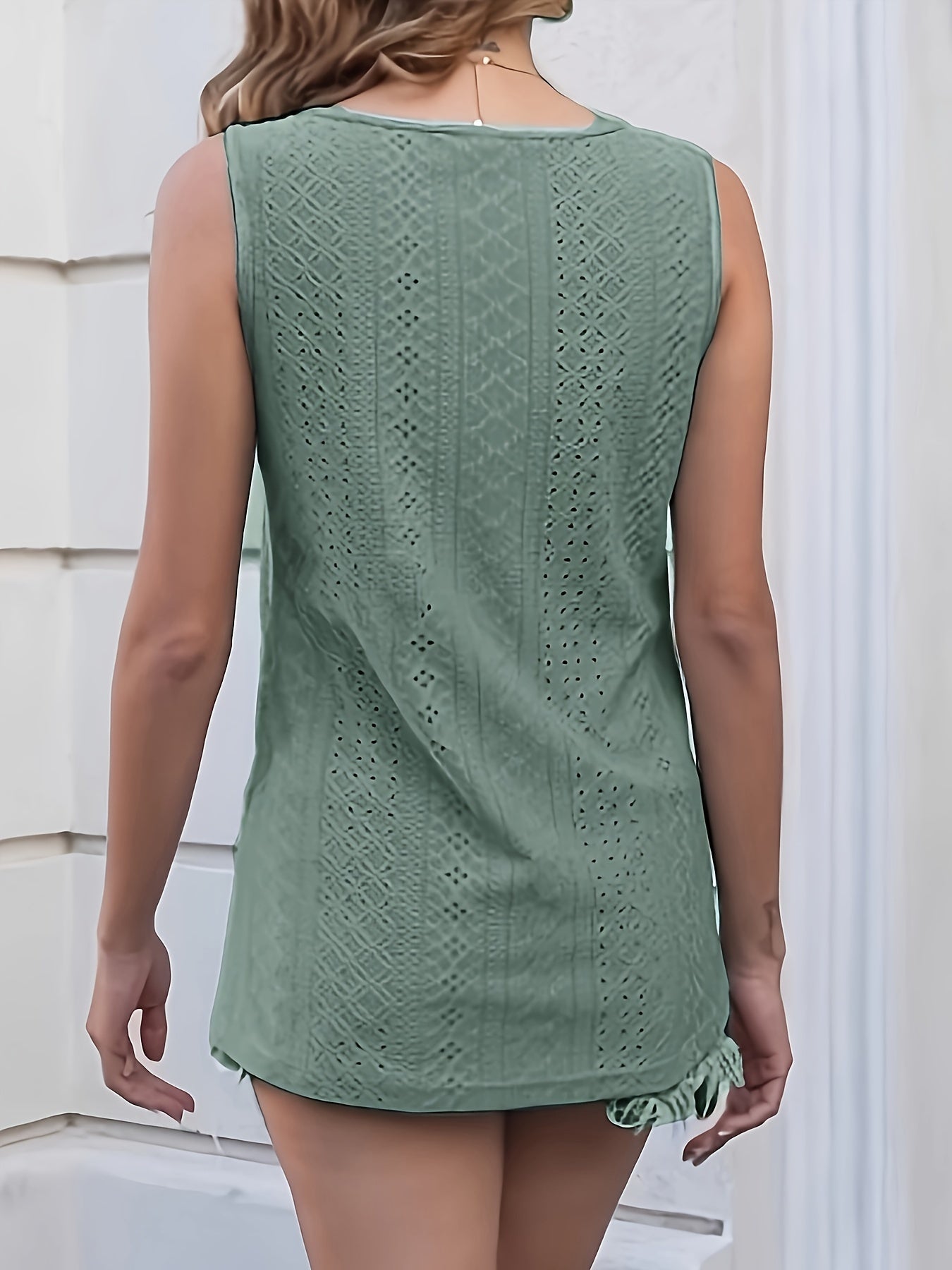 Ladies V-Neck Sleeveless Comfortable Tops Casual Vest Women