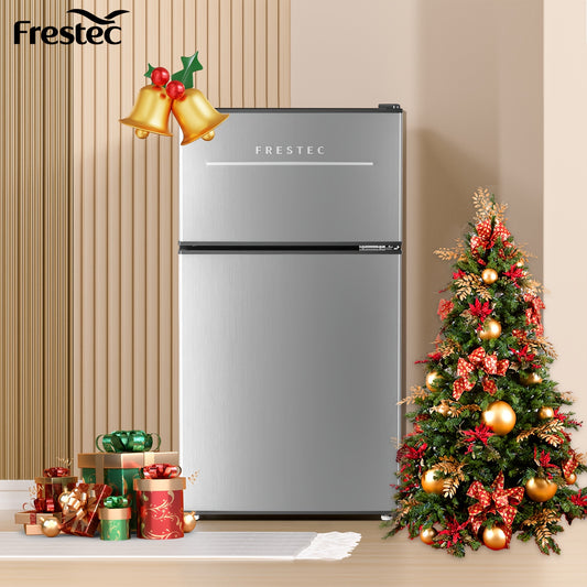 Frestec 3.5 Cubic Feet Mini Fridge With Freezer Compartment