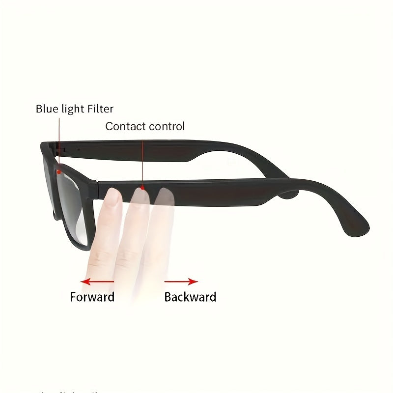 Smart Glasses With Blue Light Filtering And Low Latency Audio