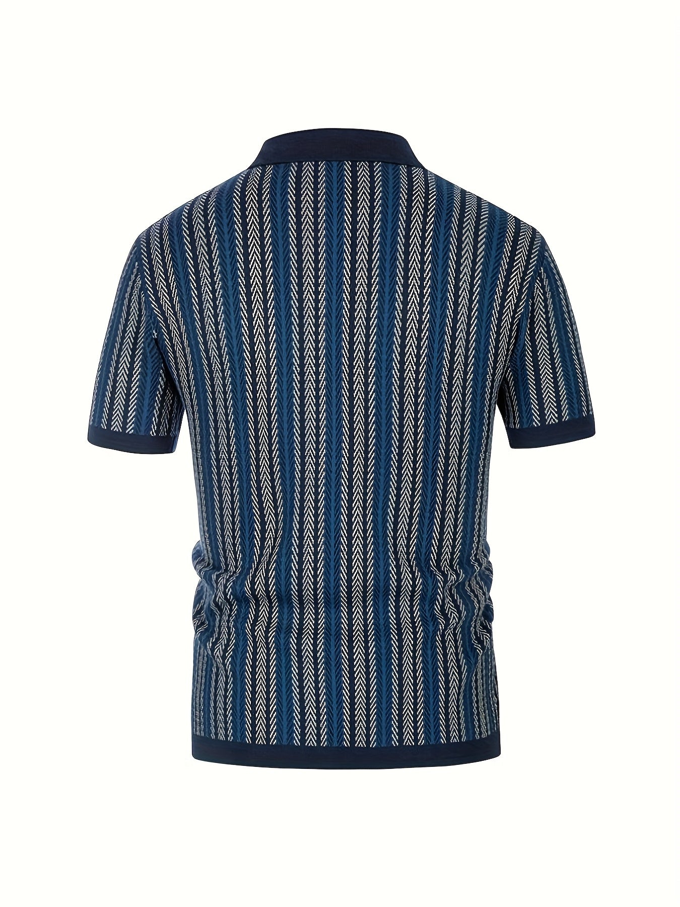 European And American Thick Men's Casual Short Sleeved Cardigan
