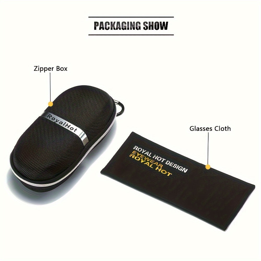 RoyalHot Polarized Round Frame Punk Fashion Glasses For Outdoor