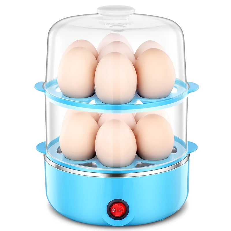 1pc Stainless Steel Electric Egg Cooker for Easy Boiled Eggs