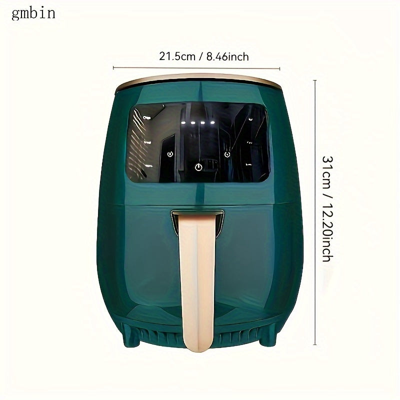 Smart Electric Air Fryer - Large Capacity with Visual Window