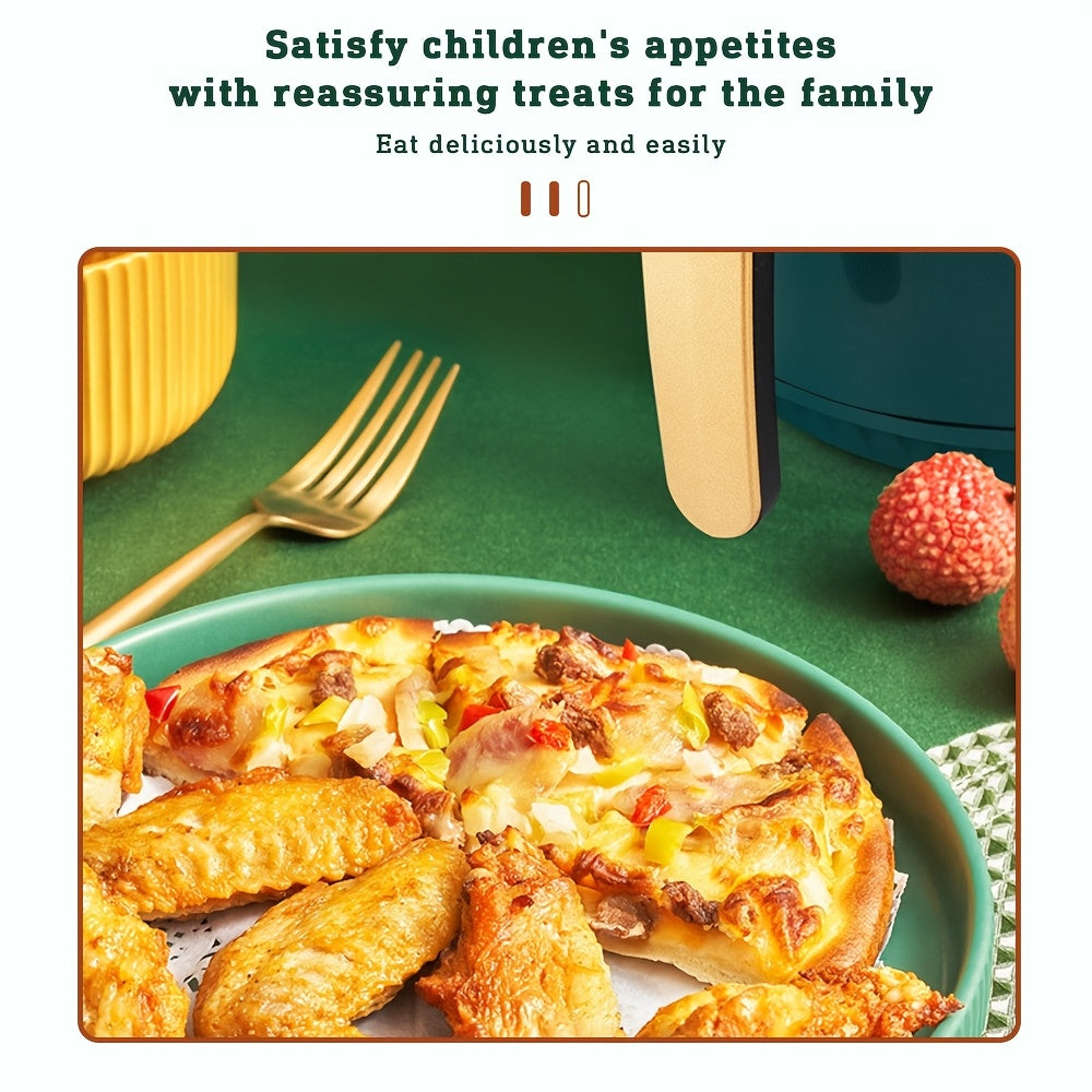 Smart Electric Air Fryer - Large Capacity with Visual Window