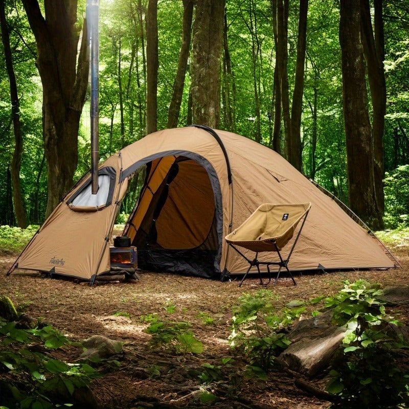 4-Season Portable Hot Tent for 1-2 People Waterproof