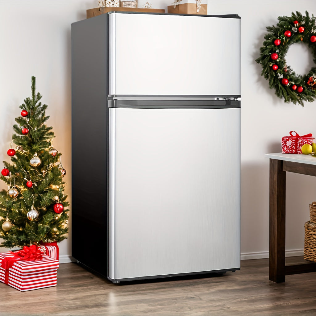 Half Scale Compact Double-Layer Refrigerator Freezer Two Mode