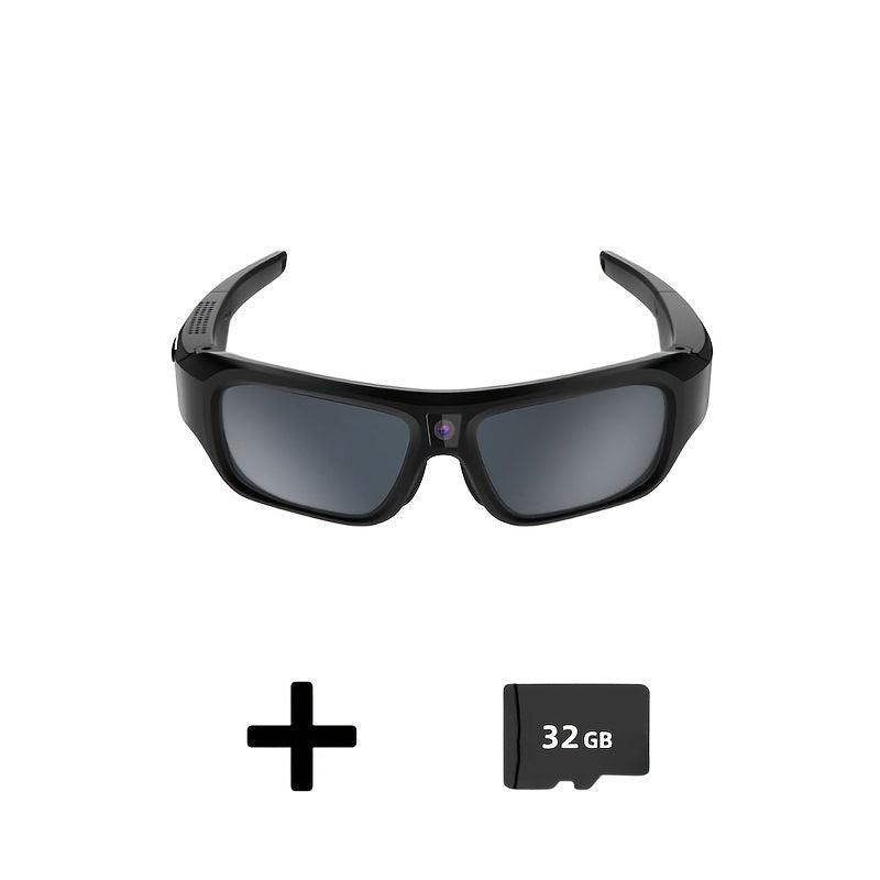 4K HD Smart Glasses Camera USB Rechargeable 180-Min Battery Life