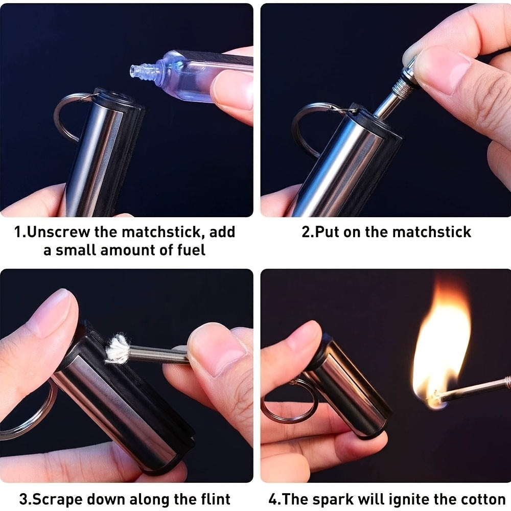 1pc/3pcs/5pcs/10pcs Permanent Matches for Camping and Survival